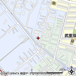 埼玉県春日部市大場594周辺の地図