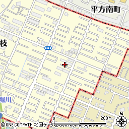 埼玉県春日部市大枝950周辺の地図