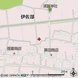 茨城県稲敷市伊佐部周辺の地図