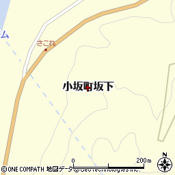 岐阜県下呂市小坂町坂下周辺の地図