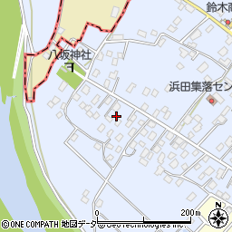 茨城県取手市浜田82周辺の地図