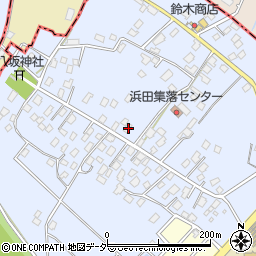 茨城県取手市浜田267周辺の地図