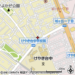 守谷松ヶ丘郵便局周辺の地図