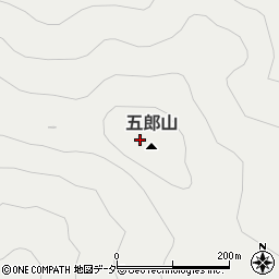 五郎山周辺の地図