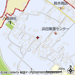 茨城県取手市浜田268周辺の地図