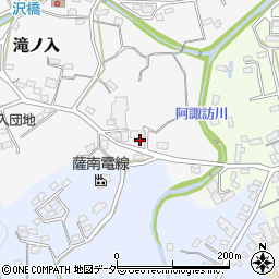 埼玉県入間郡毛呂山町滝ノ入13周辺の地図