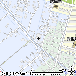 埼玉県春日部市大場595周辺の地図