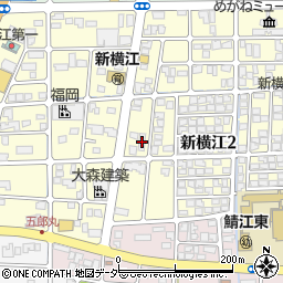 セジュール新横江周辺の地図
