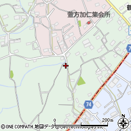 埼玉県坂戸市森戸61周辺の地図