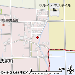 福井県鯖江市上氏家町周辺の地図