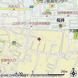 埼玉県越谷市大泊52周辺の地図