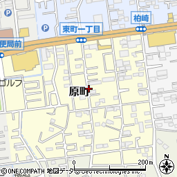 埼玉県さいたま市岩槻区原町周辺の地図