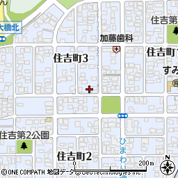 福井県鯖江市住吉町周辺の地図
