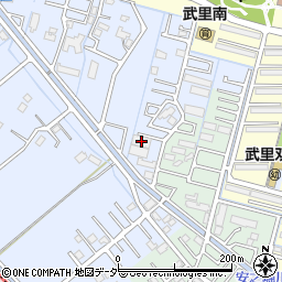埼玉県春日部市大場596周辺の地図