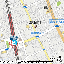 日東宮原駐車場周辺の地図