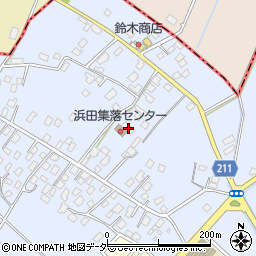 茨城県取手市浜田257周辺の地図
