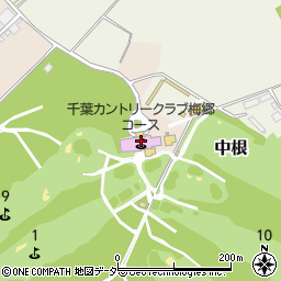 千葉カントリークラブ　梅郷コース周辺の地図