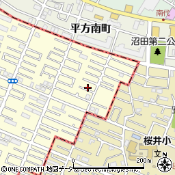 埼玉県春日部市大枝1012周辺の地図