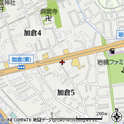 日高屋 岩槻インター店周辺の地図
