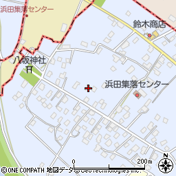 茨城県取手市浜田273周辺の地図