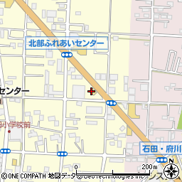 モスバーガー川越山田店周辺の地図