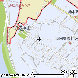 茨城県取手市浜田275周辺の地図