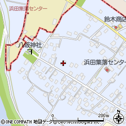 茨城県取手市浜田274周辺の地図