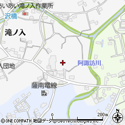 埼玉県入間郡毛呂山町滝ノ入26周辺の地図