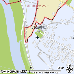 茨城県取手市浜田65周辺の地図