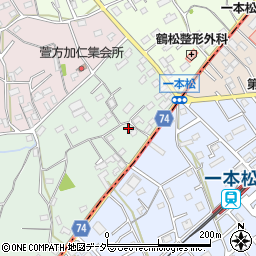 埼玉県坂戸市森戸21周辺の地図
