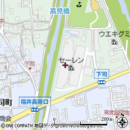セーレン株式会社　鯖江工場１係周辺の地図