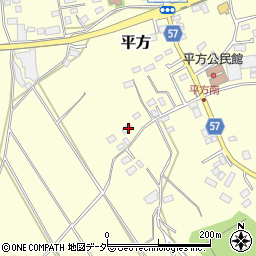 埼玉県上尾市平方591周辺の地図