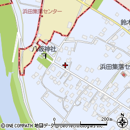 茨城県取手市浜田276周辺の地図