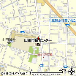 埼玉県　警察署川越警察署山田駐在所周辺の地図