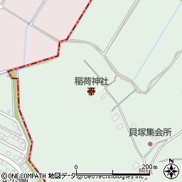 稲荷神社周辺の地図