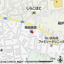女性クリニック岡田医院周辺の地図