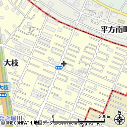 埼玉県春日部市大枝906周辺の地図