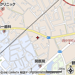 埼玉県鶴ヶ島市下新田144周辺の地図