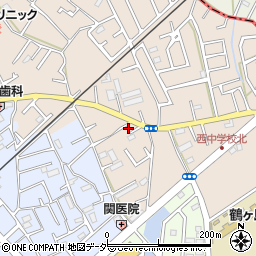 埼玉県鶴ヶ島市下新田143周辺の地図