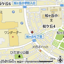 茨城県守谷市松ケ丘4丁目17周辺の地図