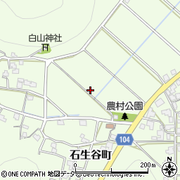 福井県鯖江市石生谷町周辺の地図