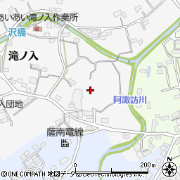 埼玉県入間郡毛呂山町滝ノ入24周辺の地図