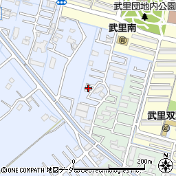 埼玉県春日部市大場601周辺の地図