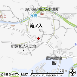 埼玉県入間郡毛呂山町滝ノ入191周辺の地図