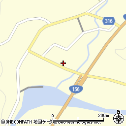 岐阜県郡上市高鷲町鮎立2828周辺の地図