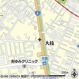 埼玉県春日部市大枝468周辺の地図