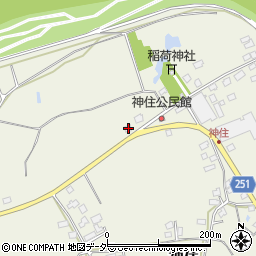 茨城県取手市神住8周辺の地図