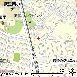 埼玉県春日部市大枝340周辺の地図