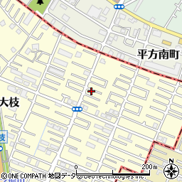 埼玉県春日部市大枝910周辺の地図