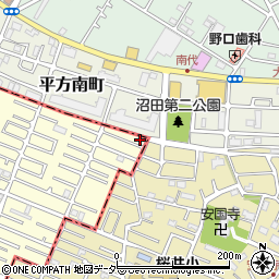 埼玉県春日部市大枝1038周辺の地図